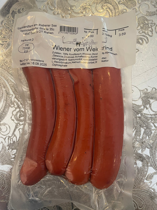 Rinderwiener-vorrätig