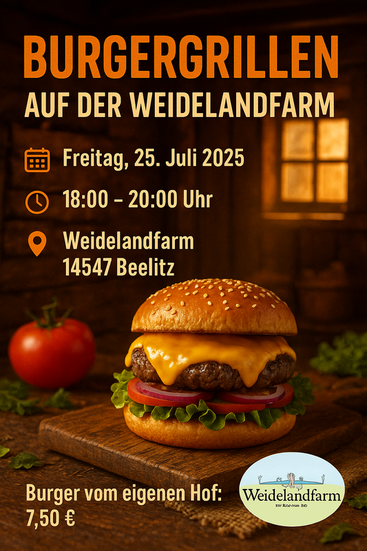 Burgergrillen am Freitag !