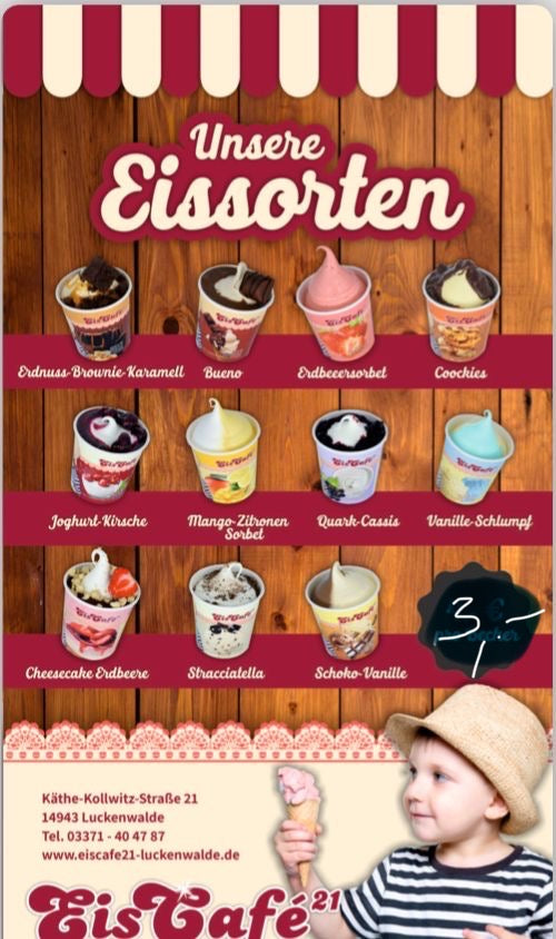 Unser neuer Hofladen ist fertig ! Und es gibt Eis..