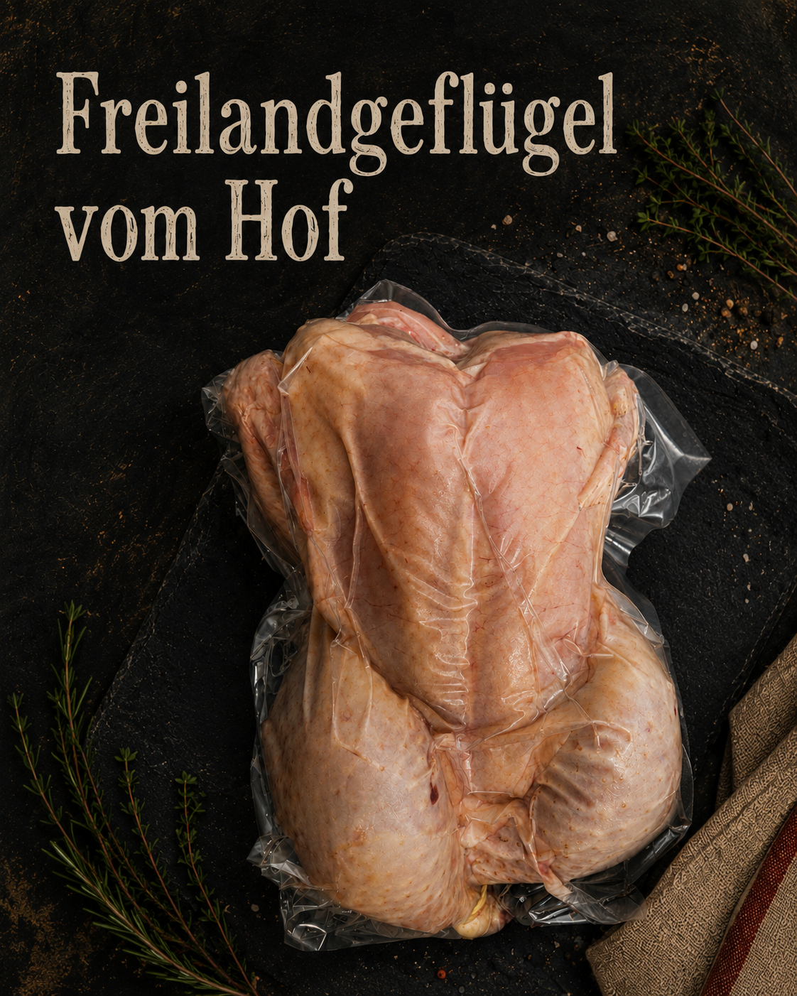 Weidehähnchen ganz verfügbar ab 03.07.26