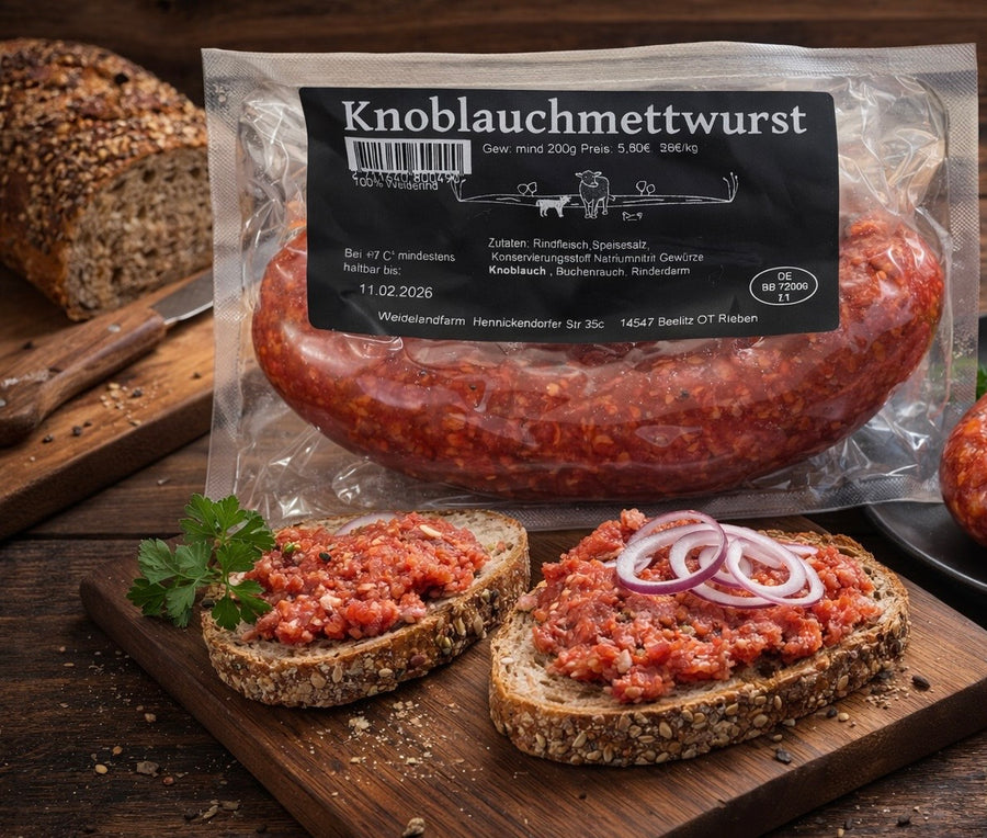 Knoblauchmettwurst
